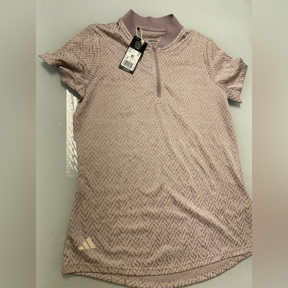 Adidas Women's Purple Polo Top size S NWT - Picture 3 of 6